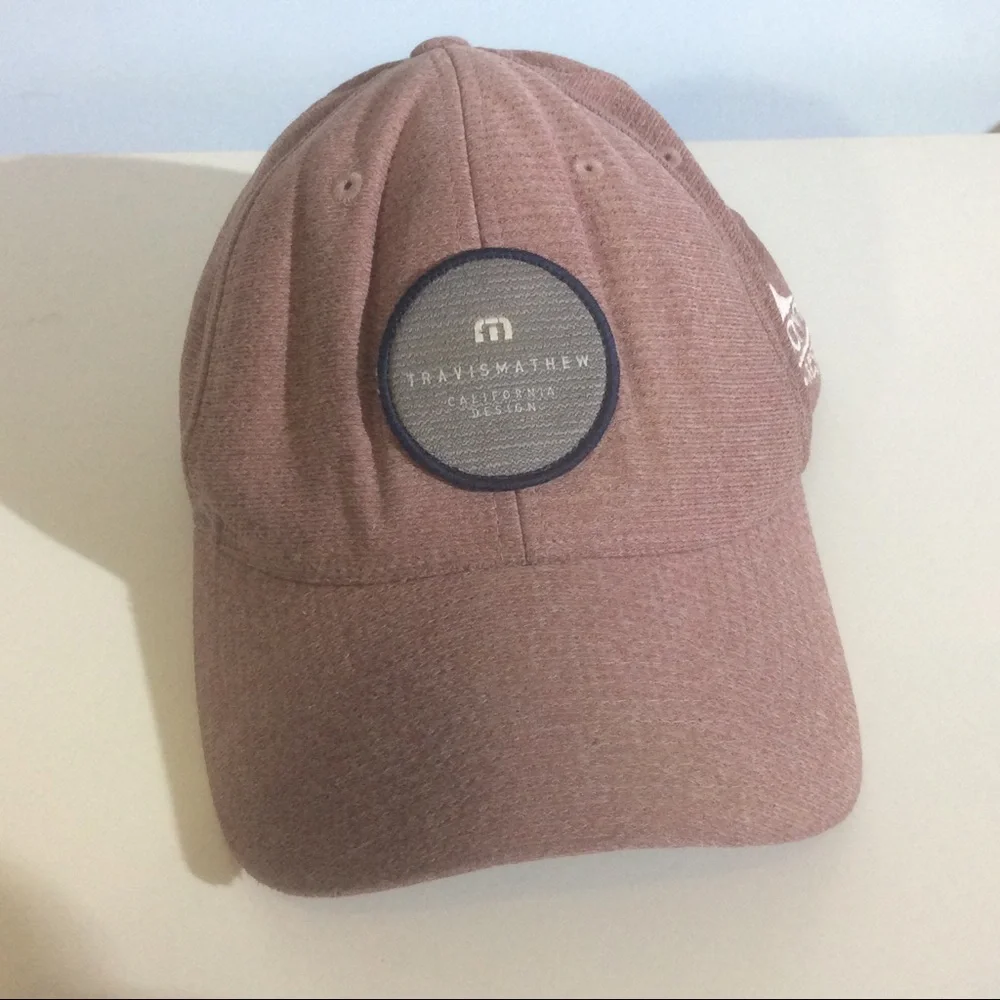 Travis Mathew Sedona Golf Resort Hat Adjustable Snapback Pink Heathered Cap